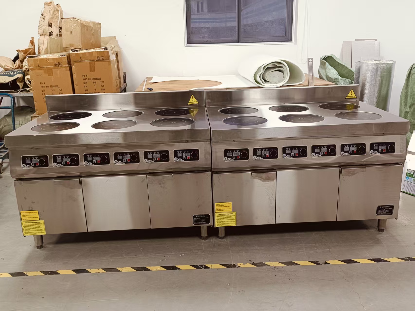 6*2.5/3.5kw Restaurant Counter - Commercial Kitchen Induction review and price