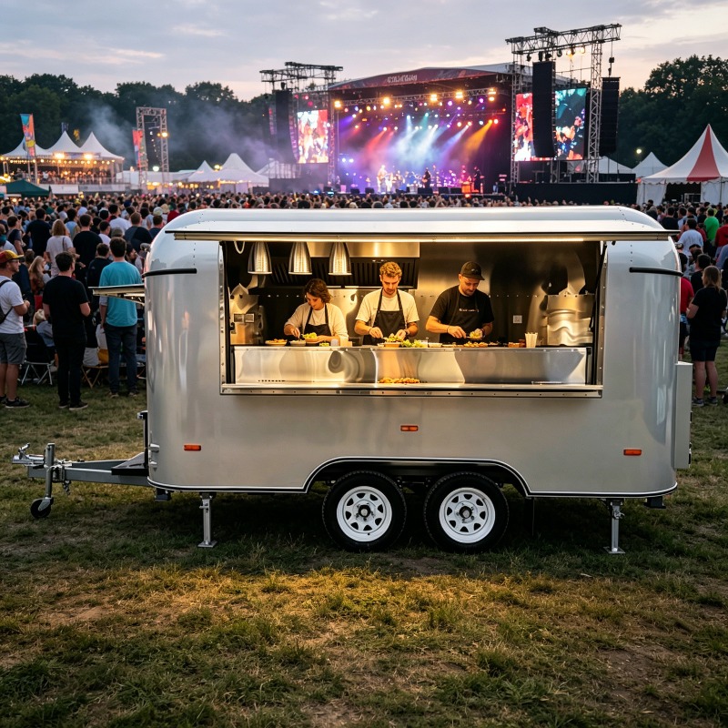 Stainless Steel Food Trailer M - Commercial Kitchen Layout Design review and price