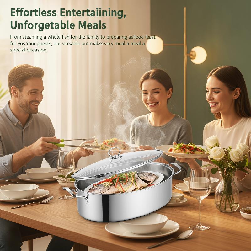 New Oval Shape 410 Stainless S - Commercial Kitchen Induction review and price