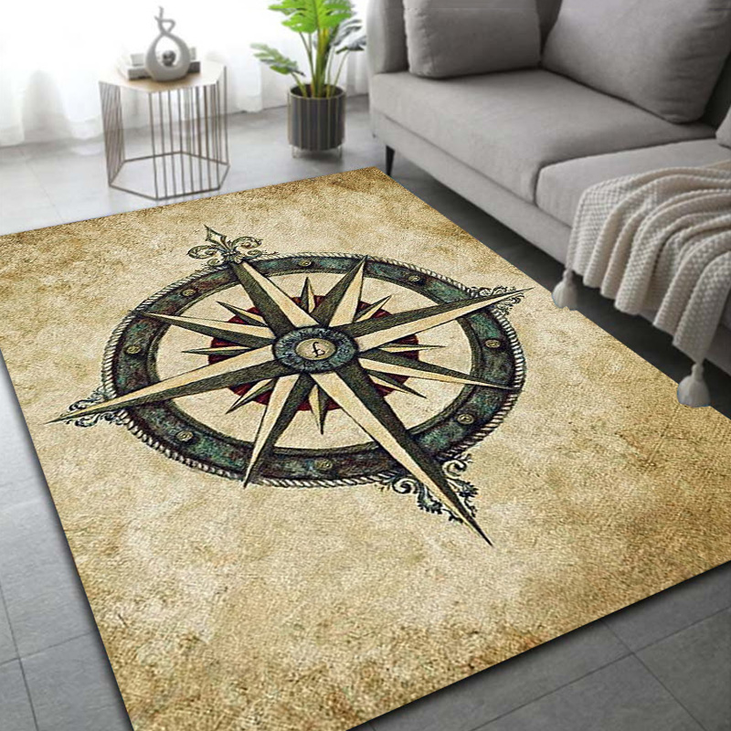 Retro Compass Map World Map Ar - Commercial Kitchen Non Slip Flooring review and price