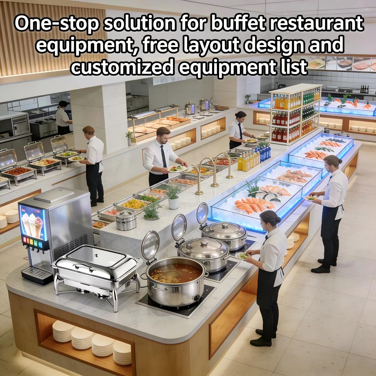 KFC Commercial Fast Food Equip - Commercial Kitchen Layout Design review and price