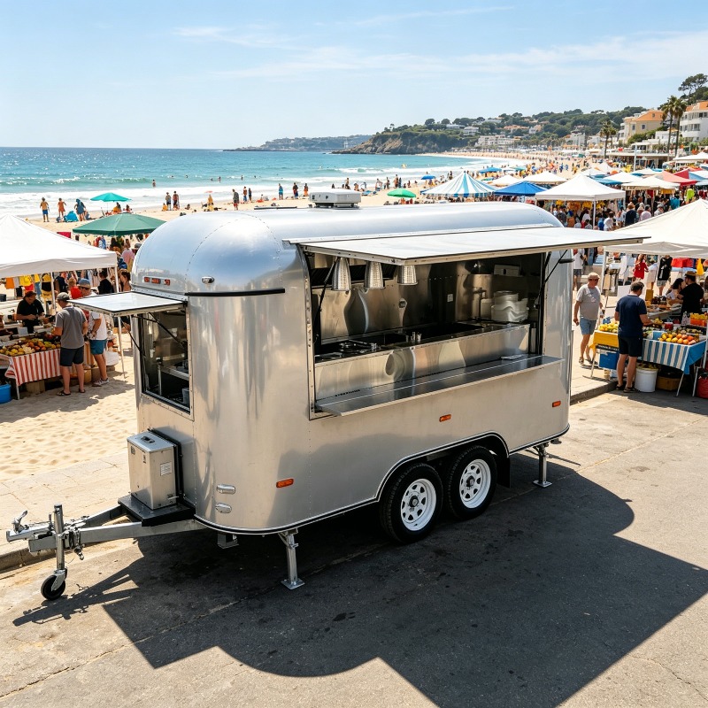 Stainless Steel Food Trailer M - Commercial Kitchen Layout Design review and price