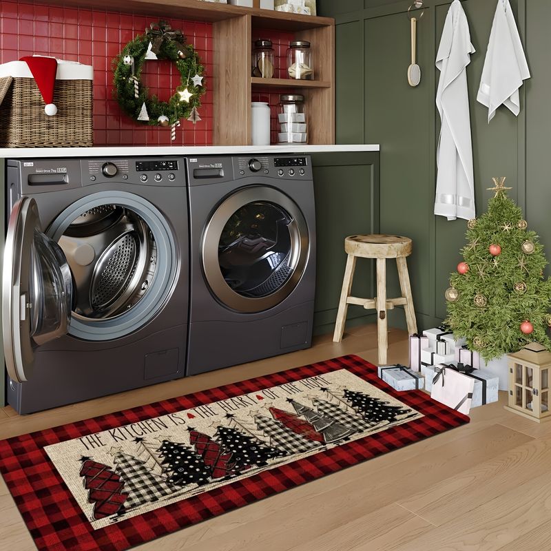 Plaid Christmas Tree Star Long - Commercial Kitchen Non Slip Flooring review and price